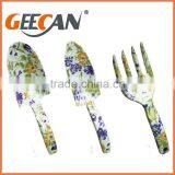 4 Pcs Garden Tool Set With Floral Printed Shovel,rake,fork thumbnail-5