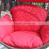 Synthetic Outdoor PE Rattan Round Wicker Swing Chair Furniture thumbnail-4
