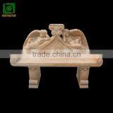 Marble Angel Bench for Garden thumbnail-1