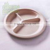 Sugarcane Unbleached Biodegradable Plates Made From Bamboo thumbnail-1