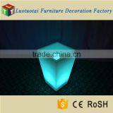 Waterproof Outdoor Garden Use Illuminated LED Square Planter Pot With Battery Operated thumbnail-1