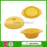 Multi-function Collapsible Silicone Bowls, Kitchen Foldable Bowls , Silicone Bowls With Lid thumbnail-5