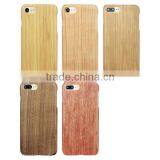 Real Natural Blank Wood Phone Case Customized Logo Wood Phone Shell Multiple Wooden Material Select Covers for IPhone7 thumbnail-1