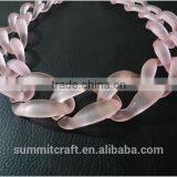 Custom Fashion Exaggerate Chic Chain Resin Necklace thumbnail-5