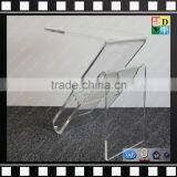 Transparent Beauty Acrylic End Table PMMA Coffee Tables Plastic Tea Table From China Manufacturer thumbnail-3