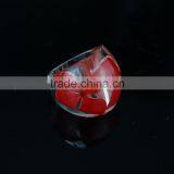 Hawaiian Preserved Real Flowers Resin Pressed Flower Ring thumbnail-5