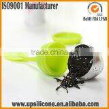 Food Grade Silicone & Stainless Steel Loose Leaf Tea Infuser Tea Filter thumbnail-4