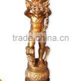 MM-0053-01 Home Decor Flower Stands With Carved Parts