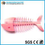 Fish Shaped Magnetic Soap Holder, Eco-friendly Silicone Soap Keeper for Bathroom thumbnail-3