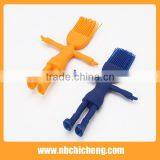 4pcs Silicone Man Shape Kitchen Tools, Silicone Spoon, Silicone Brush, Silicone Spatula, Silicone Eggbeater thumbnail-2