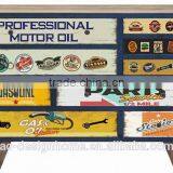 WOODEN CABINET W/9 DRAWERS thumbnail-1