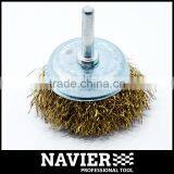 Great Quality Steel Wire Cup Brush With Shank thumbnail-1
