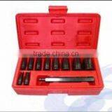 11PCS High Carbon Steel Gasket Punches Set With Extension Handle