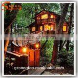 China Manufacturer Make Imitated Decorative Artificial Ficus Banyan Tree House for Outside Decoration thumbnail-1