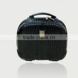 Mini Size Hard Shell Plastic Vanity Bag Cosmetic Case With Zip and Handle thumbnail-4