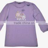 Organic Baby Girls Top_100% Organic Cotton Comfortable Baby T-shirt and Organic Printed Long Sleeve and Short Sleeve T-shirt thumbnail-3