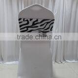 Zebra Print Spandex/lycra Chair Bands thumbnail-1