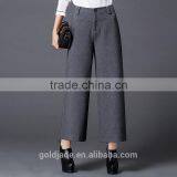 Fashion Loose Cotton Pants Women Wide Leg Pants thumbnail-2