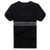 2016 New Men High-elastic Short Sleeve V Neck Tight Cotton t Shirt thumbnail-2