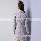 European Women Clothing Big Size Woman Winter Grid Dress thumbnail-3