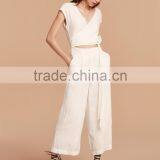 Women Jumpsuit Manufactuer Hot Sale Women Sexy Design Self-tie Straps Jumpsuits thumbnail-2