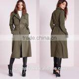 Hot Sale European Style Women Khaki Military Trench Coat thumbnail-6