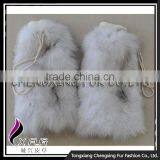 CX-A-17A Wholesale Women Winter Soft Boot Cuff Fox Fur Leg Warmers thumbnail-3