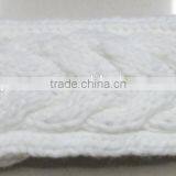 Fashion Lady New Hot Knitted Bow White Headband for Winter thumbnail-3