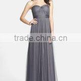 MGOO High Quality 2016 Convertible Tulle Column Plain Maxi Prom Women Long Dress Islamic Vestidos thumbnail-2