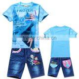 fashion girls clothing sets kids summer 2pcs clothes baby clothing kids outfits