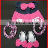 2014 Best Selling Cotton Crochet Animal Baby Hats