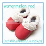 Watermelon Red Low Baby Boots thumbnail-1