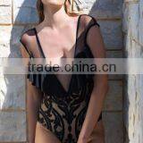 Runwaylover 5545 New Design Sexy Deep V-neck Sexy Swim Bodysuit thumbnail-2