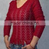 Ladies Sweater,pullover,knitted Sweater