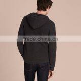 Men's Cashmere Wool Cardigan Sweater Hoodies Top thumbnail-4