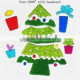Christmas Jelly Window Decoration Gel Christams Tree Snowman Glass Sticker Festival Decoration thumbnail-2