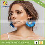Hot Fringed Statement Earrings For Women Wedding Gifts Boho Tassel Drop Dangle Earrings Jewelry thumbnail-1