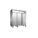 Commercial Silver Upright Freezer -18C - 10C With Easy Moving Wheels