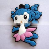 rubber keychain manufacturers in china sea girl key chain