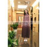 Sleeveless Checked Ankle Length Casual Dress thumbnail-2
