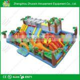 PVC tarpaulin giant kids inflatable playground / inflatable dragon city playground