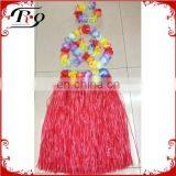 Hawaiian Red Hula Skirt