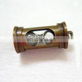 Antiqued Bronze Antiqued Silver Tone Brass Hourglass Pendant Steampunk Hourglass Charm Pendant thumbnail-2