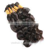 Cheap 8A 500G bulk human hair for braiding virgin raw malaysian hair human braiding hair bulk No wefts curly texture best