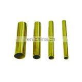 High Quality Yellow Copper Rectangular Tube Brass Round Pipes China Supplier thumbnail-2