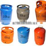 JG Nigeria Africa 6kg 10kg 12.5kg Steel Cooking LPG Gas Cylinder,Cooking Empty Stainless Steel LPG Gas Cylinder thumbnail-1