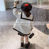 Children Clothing Coat Girls Long Sleeve Gingham Clothes High Quality Winter Sweater Children Kids Button Coat thumbnail-4