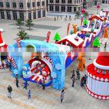 2020 Outdoor All in One Kids 5K Santa Party Inflatable Obstacle Course for Events thumbnail-2