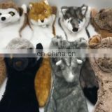 Wholesale chew pet teeth cleaning toy no stuffing yellow dog toy plush squirrel