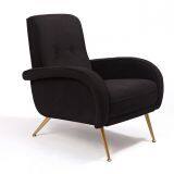 High Back Upholstered Lounge Armchair thumbnail-2